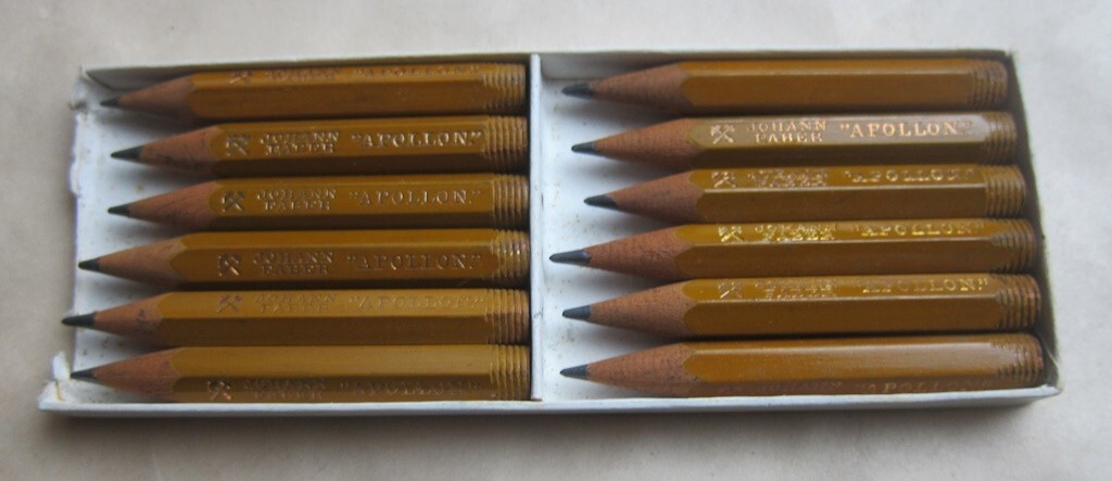 Johann Faber APOLLO Antique Pencil Set Germany No 6923 Vintage Rare