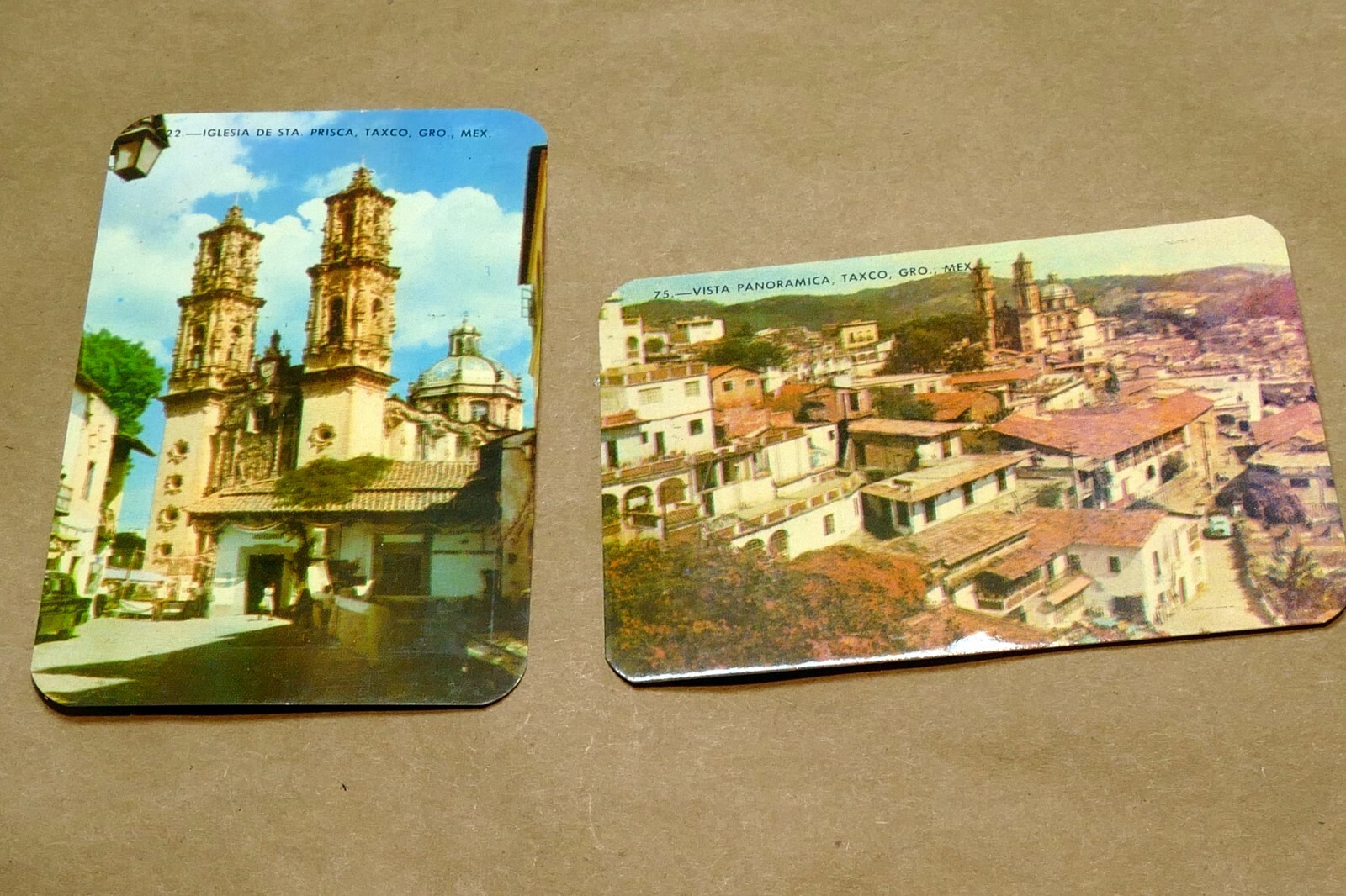 TAXCO GRO Mexico 1960\'s  MEXICO POCKET CALENDAR Panorama Church vista
