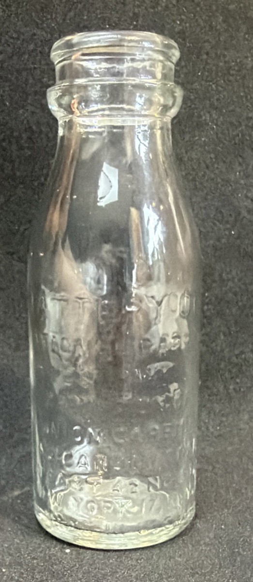 Vintage National Carbon Company Battery Oil Bottle 4 Inch Tall-USA- Mint Cond.