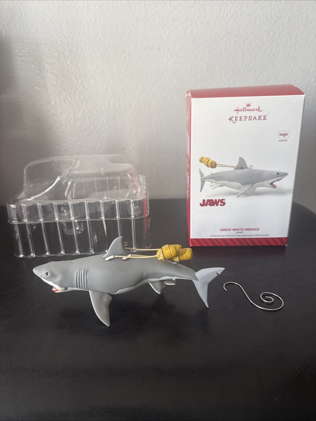 2014 Hallmark Jaws Great White Menace Shark Christmas Ornament