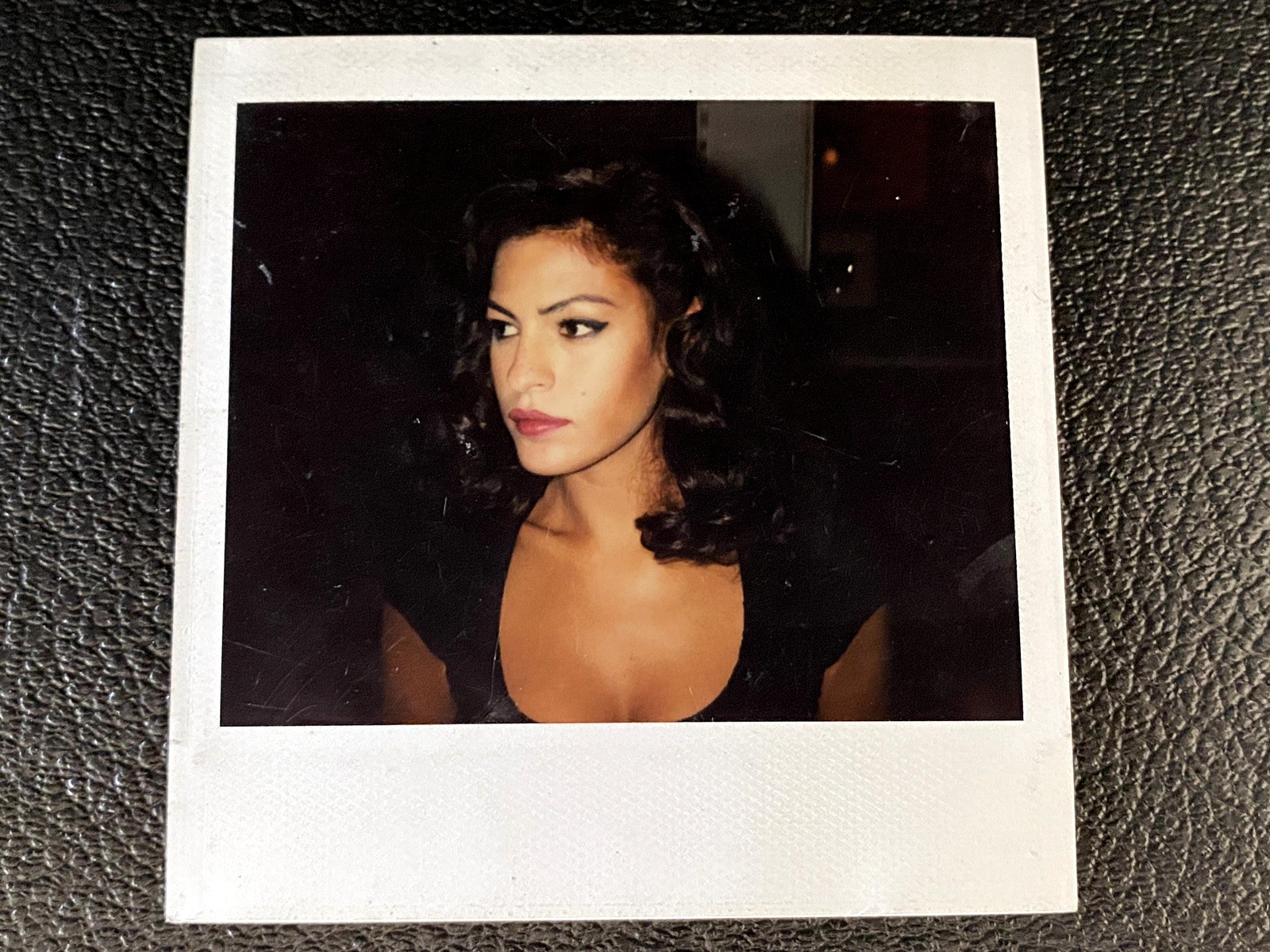 Eva Mendes Polaroid Original Photo Sexy Pretty Woman Movie Star Beautiful Hot