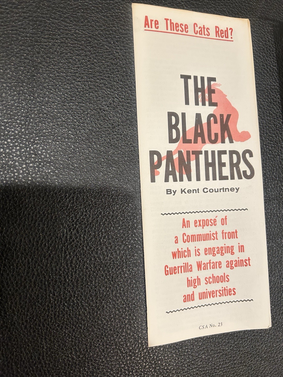 Vintage 1969 Black Panthers booklet pamphlet propaganda Red communism VG Scarce Vintage 1969 Black Panthers booklet pamphlet propaganda Red communism VG Scarce