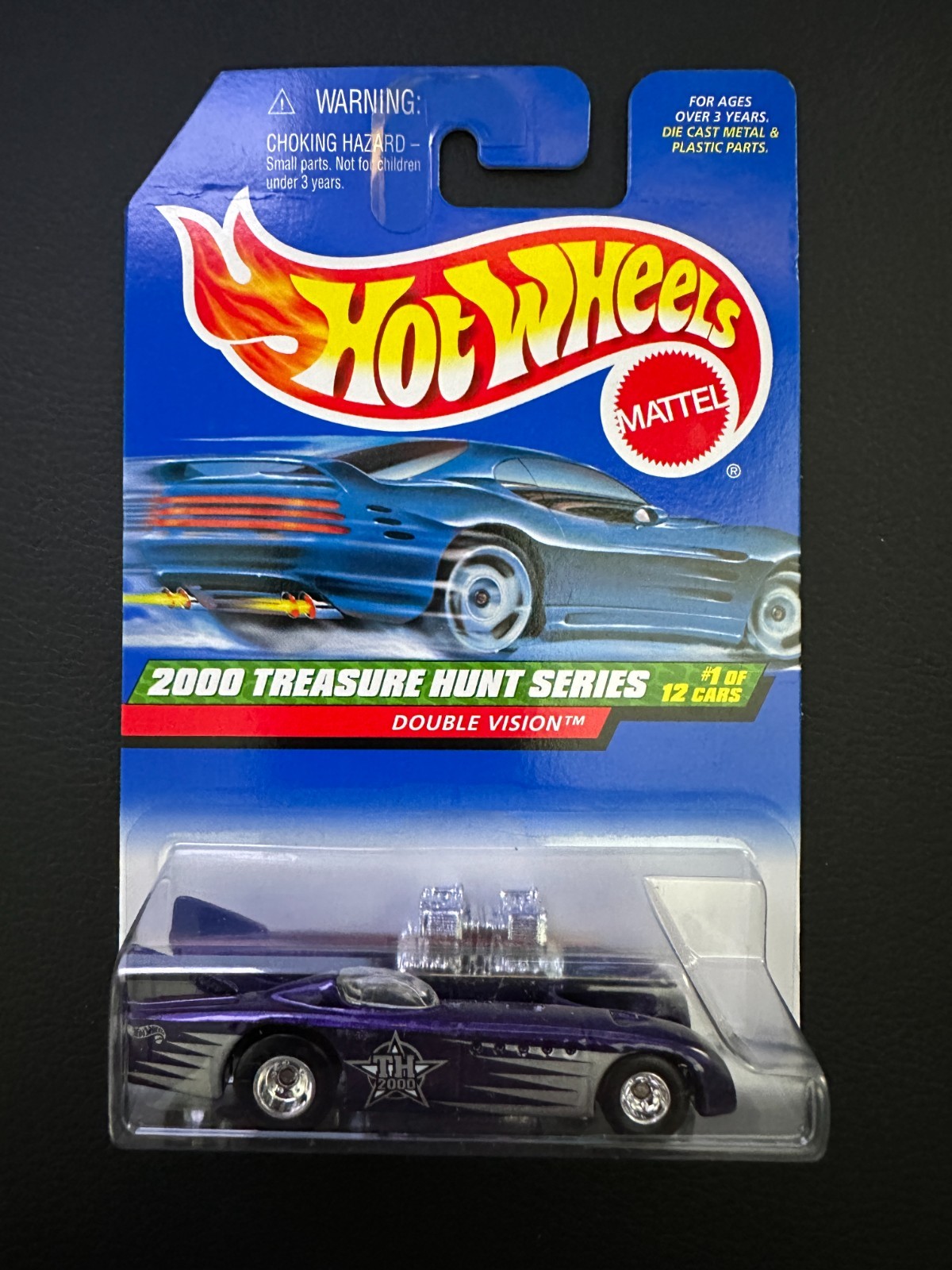 Hot Wheels #049 | Double Vision (Purple) | 2000 Treasure Hunt Series
