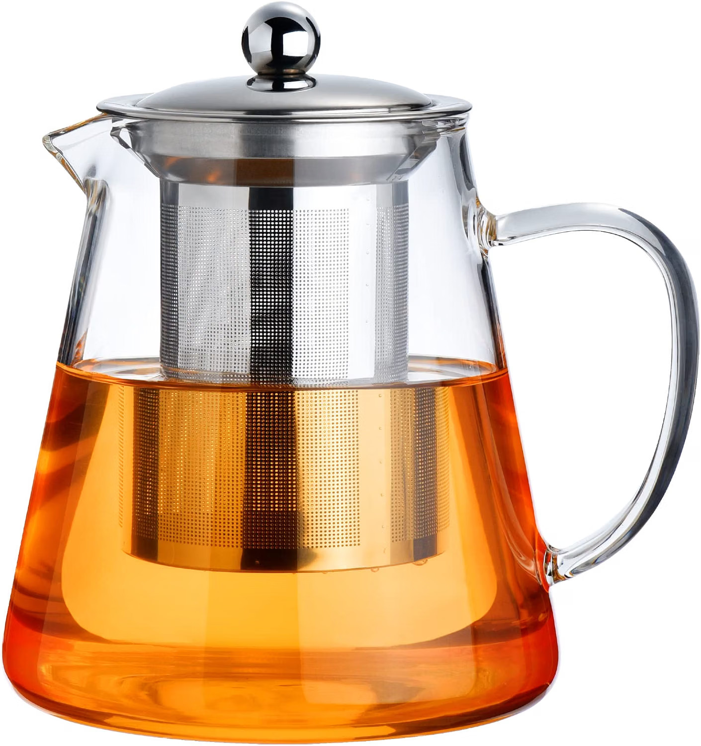 PARACITY Glass Teapot Stovetop 18.6 OZ, Borosilicate 18.6oz, Transparent PARACITY Glass Teapot Stovetop 18.6 OZ, Borosilicate 18.6oz, Transparent