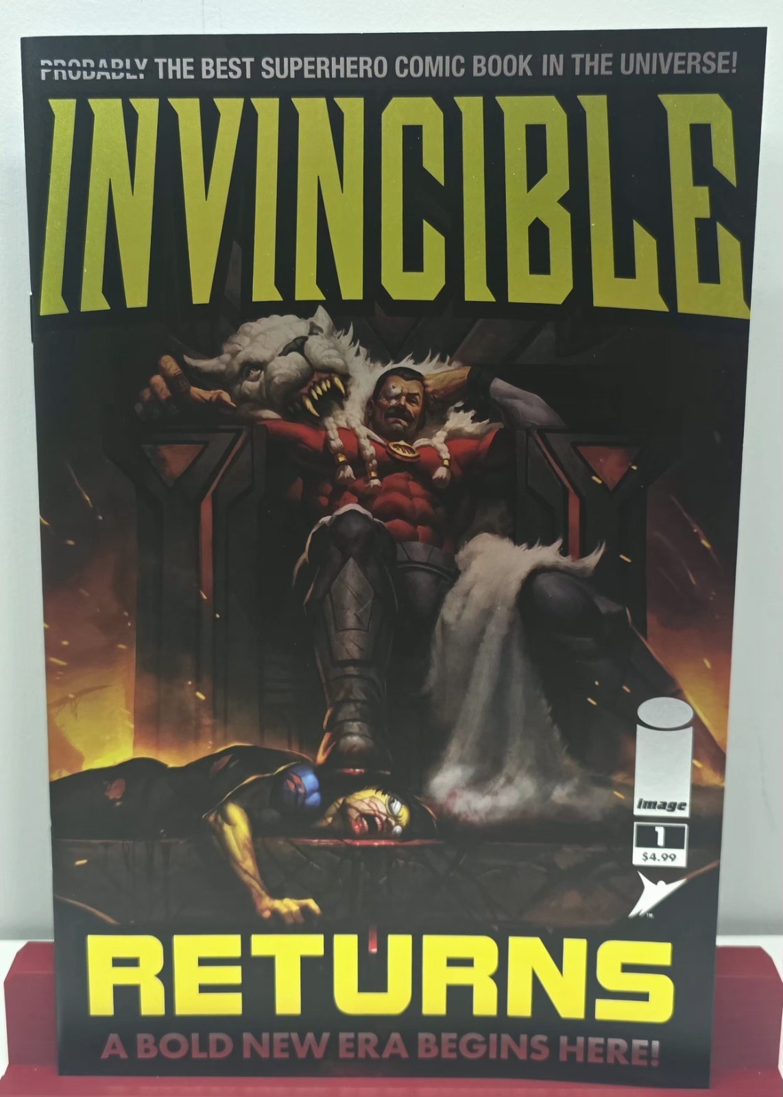 Invincible Returns #1 Facsimile Exclusive Foil Variant Aaron Bartling Cover