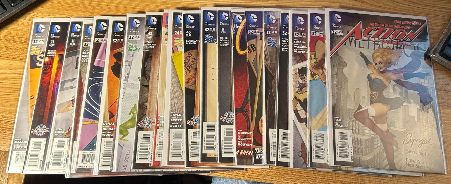 DC Bombshells (21) Variant Comic Lot Catwoman Supergirl Batgirl (DC, 2015) NM- DC Bombshells (21) Variant Comic Lot Catwoman Supergirl Batgirl (DC, 2015) NM-