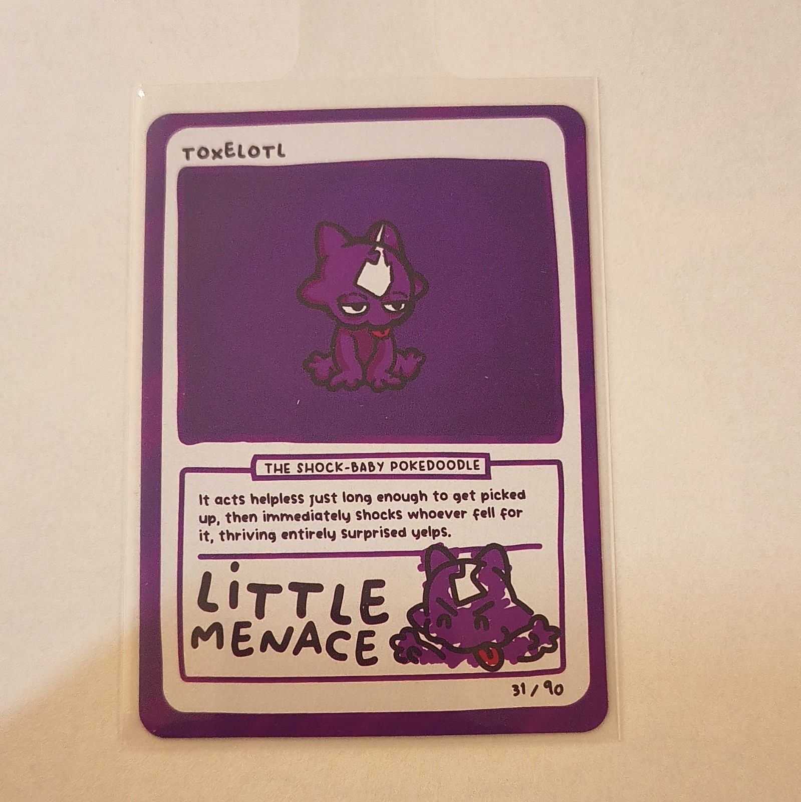 Pokedoodles: Toxelotl 31/90 Little Menace 