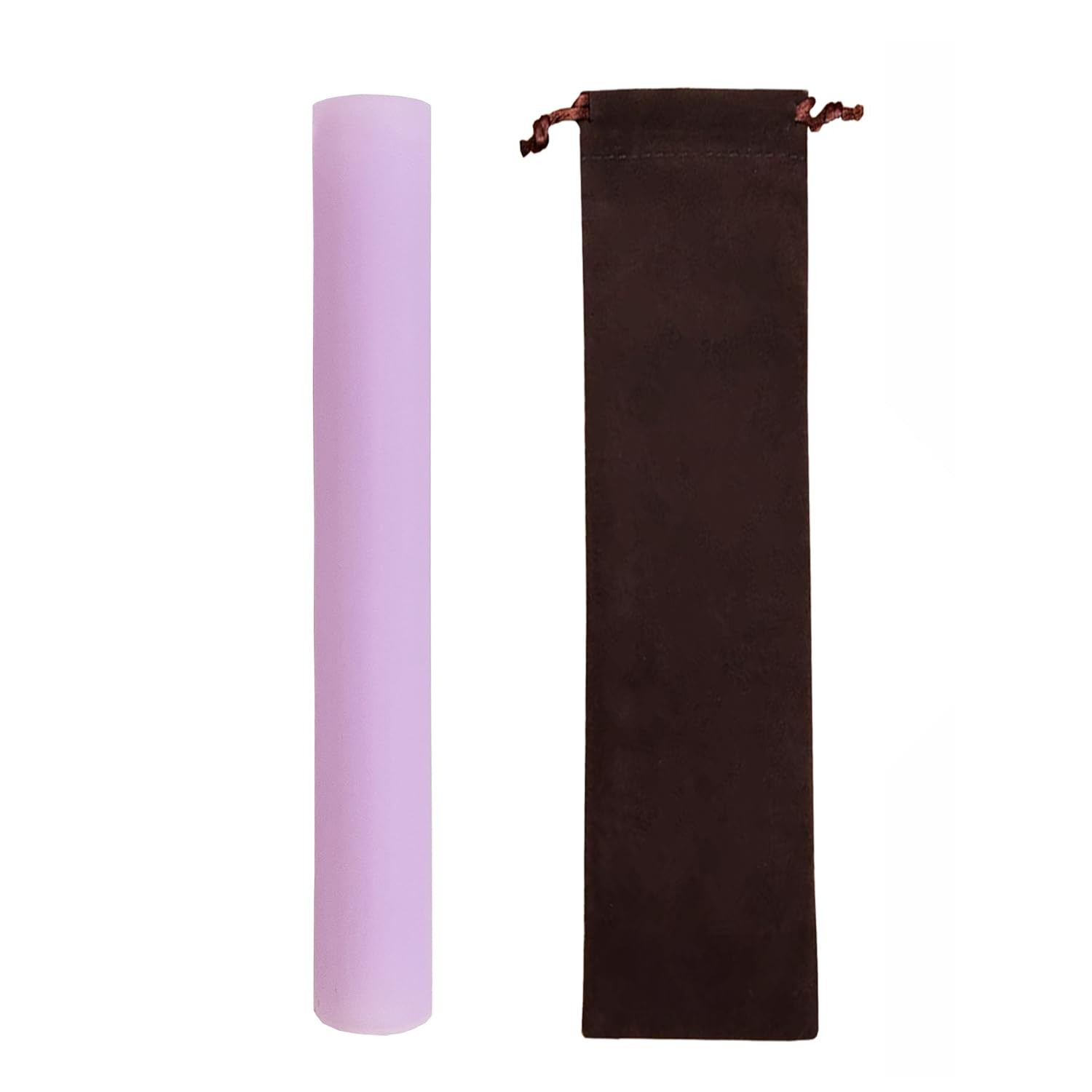 Singing Bowl Mallet Hollow Acrylic Silicone Rubber Striker Mallet for Playing...