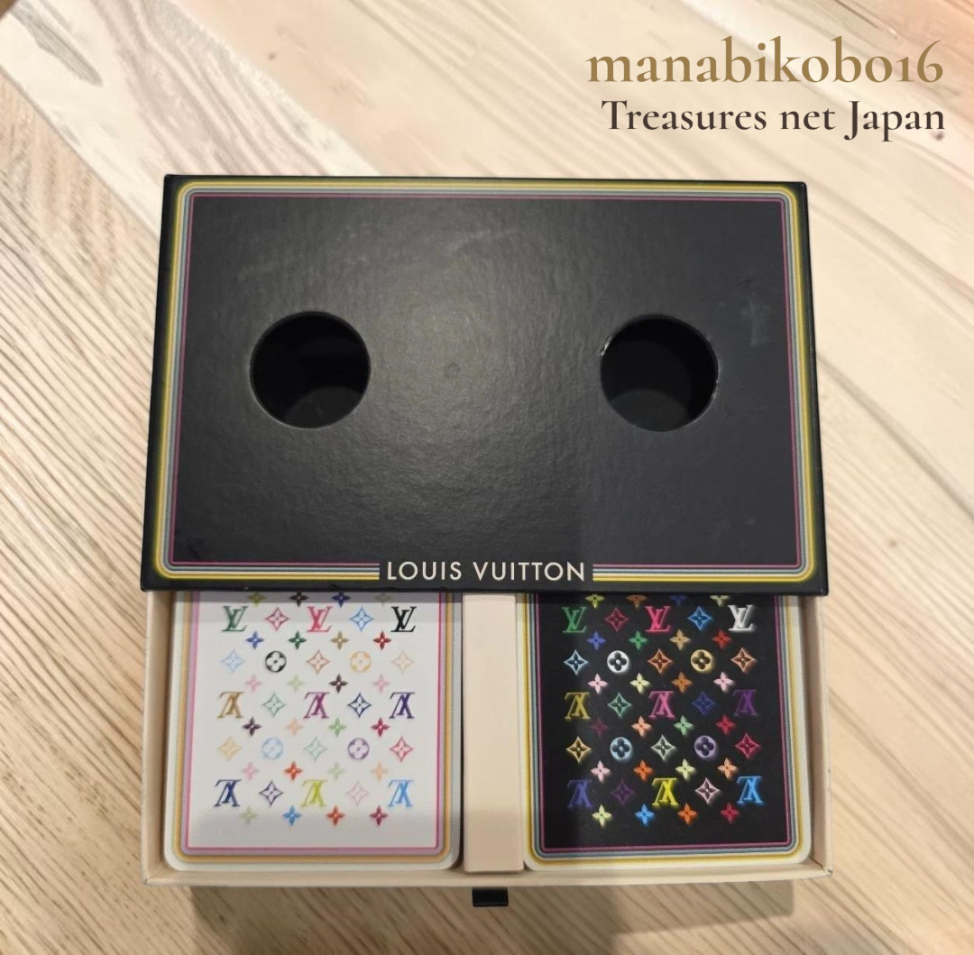 New Louis Vuitton Playing Cards Monogram Multicolor Takashi Murakami Rare