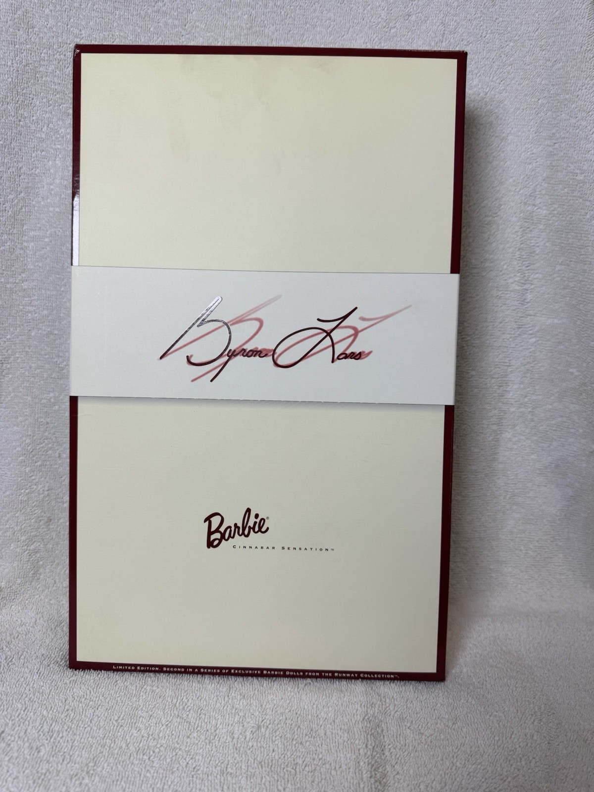 Cinnabar Sensation Barbie Byron Lars Runway Collection NRFB w/ Shipper Box 19848 Cinnabar Sensation Barbie Byron Lars Runway Collection NRFB w/ Shipper Box 19848