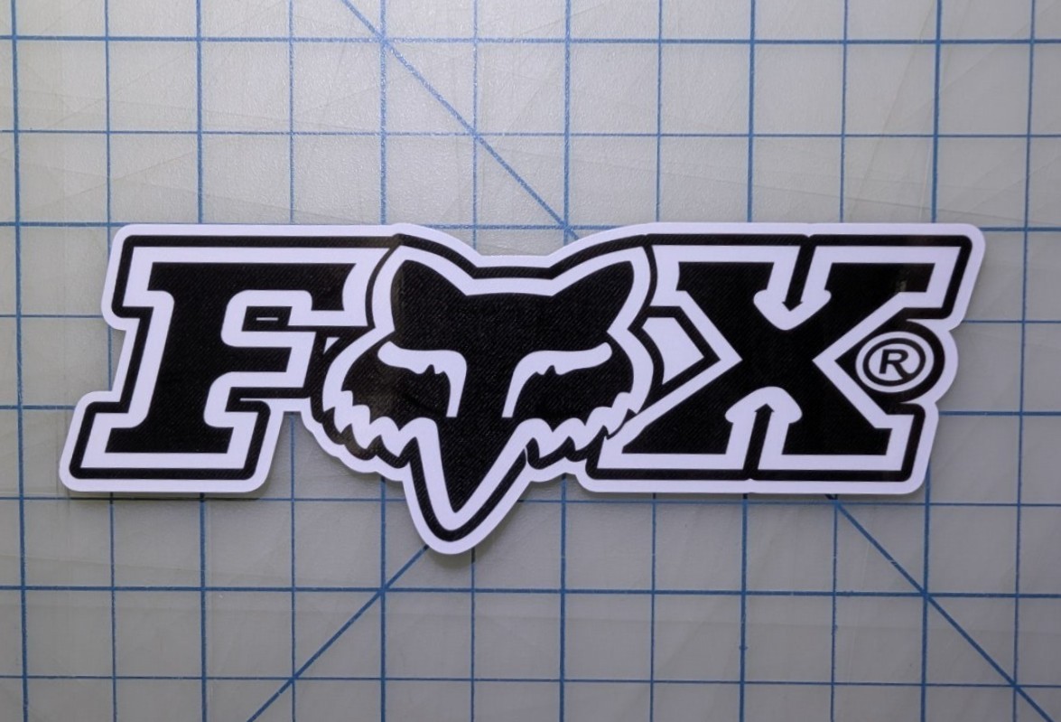 FOX SHOX LOGO Sticker Decal High Quality Waterproof UV Laminated 4yr Outdoor