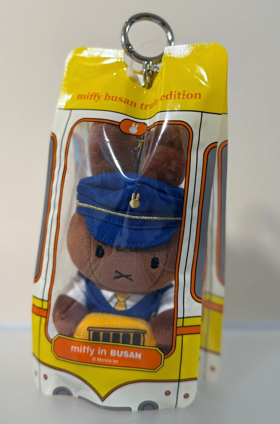 Miffy in Busan Train Edition – Korea Limited Edition Plush Keychain – NEW