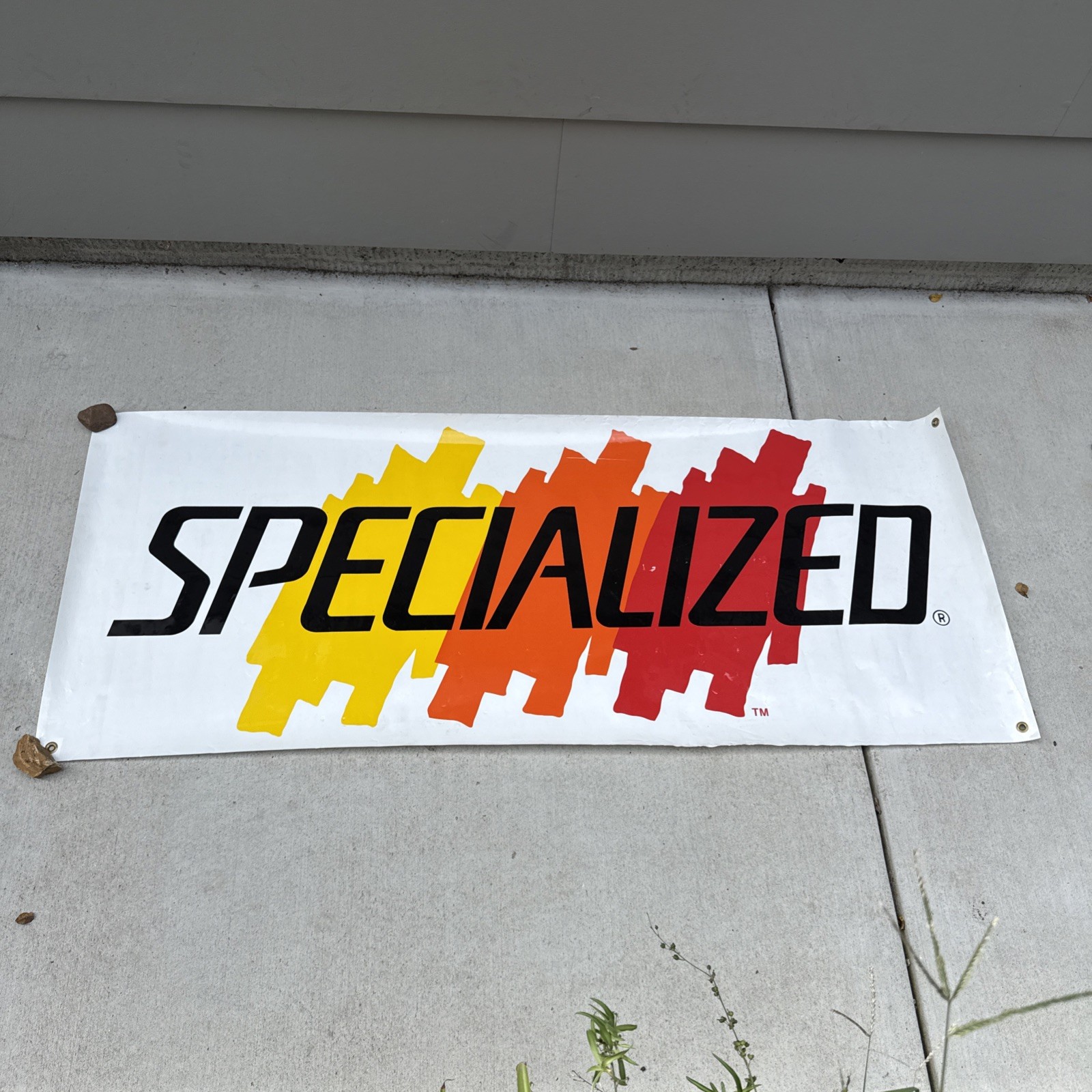 Vintage Specialized Bicycle Shop Banner 59” x 24\