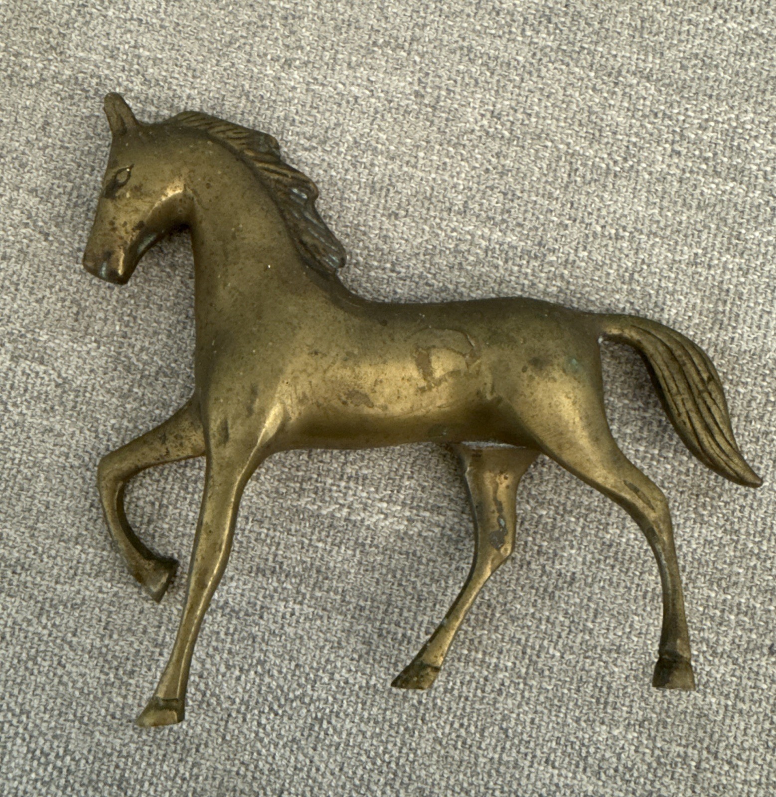 Vintage Brass Walking Horse Figure 6\