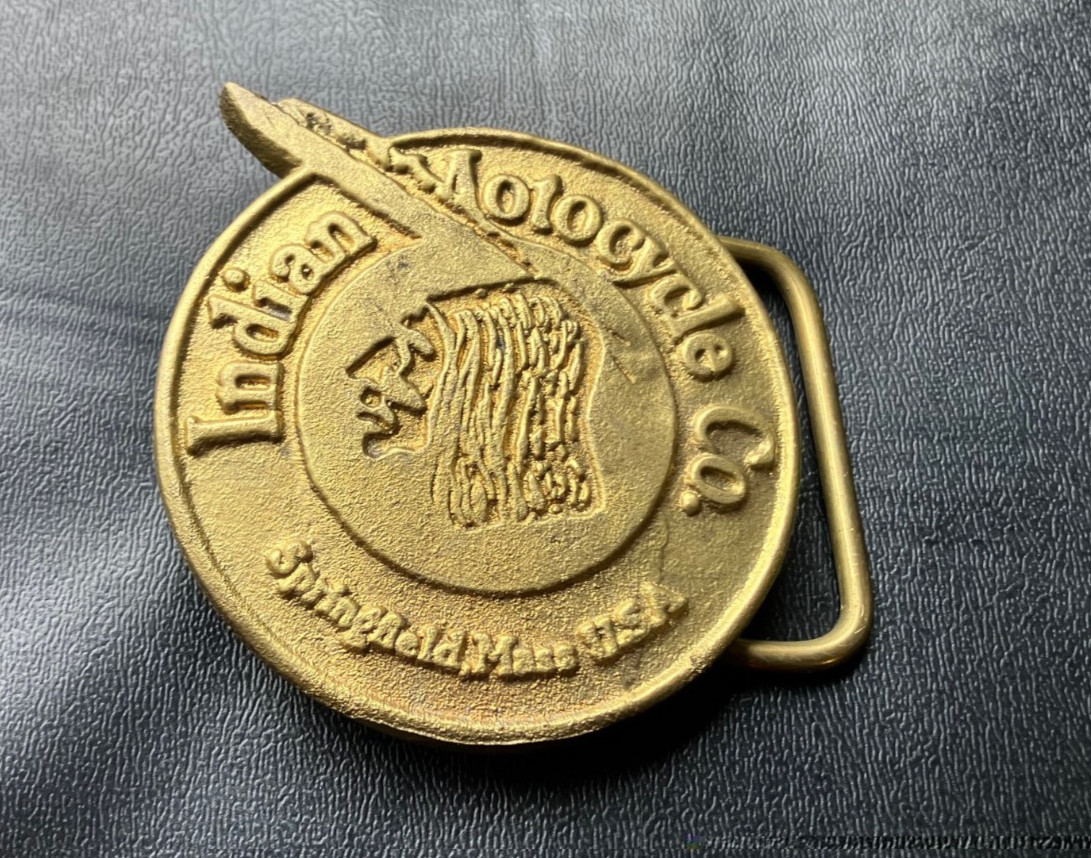 Indian Motocycle Classic Handcrafted Belt Buckle Solid Brass Chief Scout 101 Indian Motocycle Classic Handcrafted Belt Buckle Solid Brass Chief Scout 101