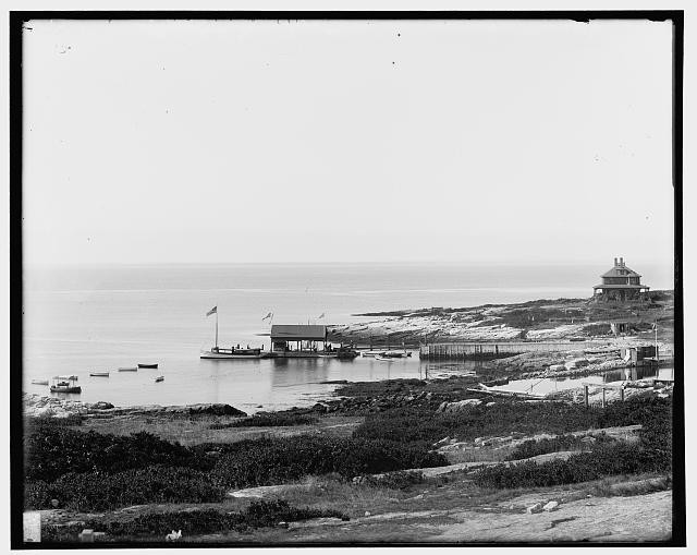 Appledore Island Maine c1901 Appledore House Hotel Waterfront Cottages
