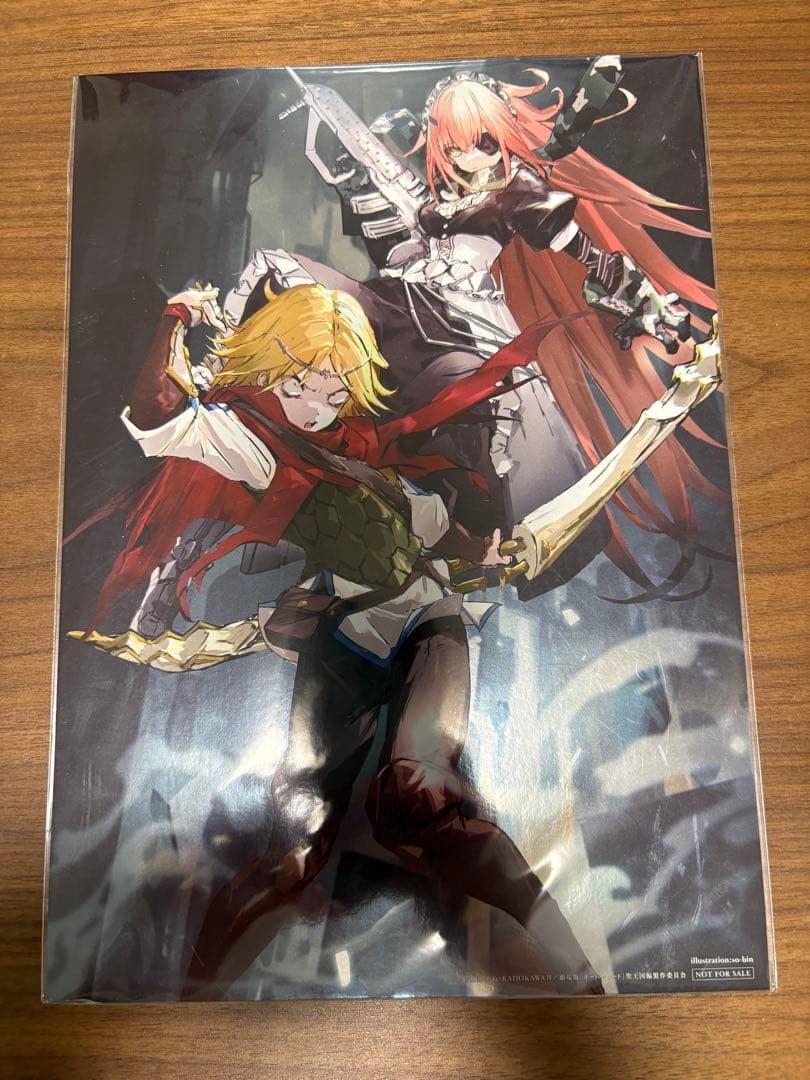 Movie Overlord Benefit Illustration Card x 2