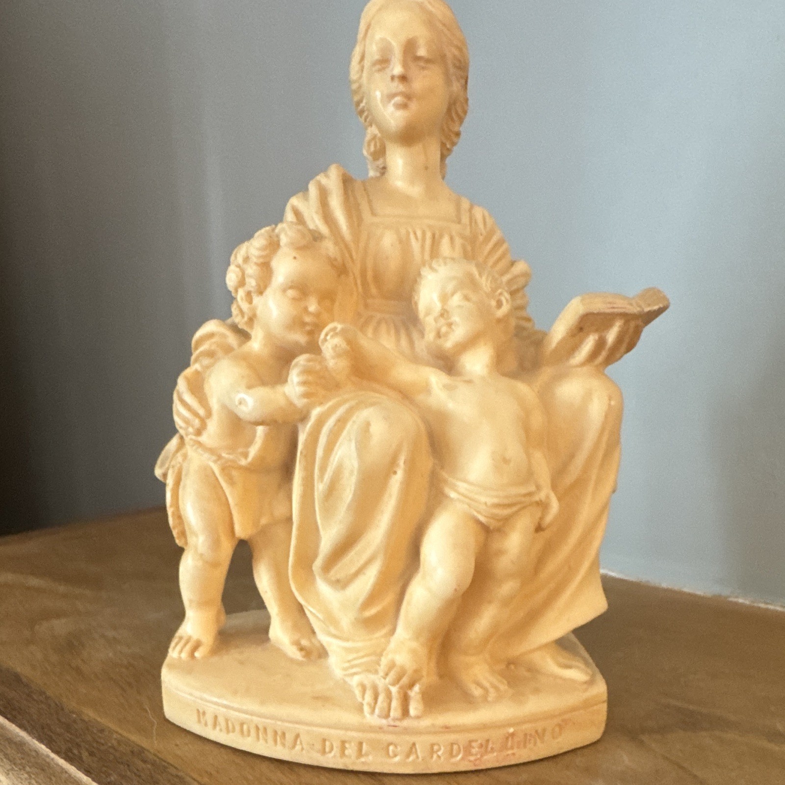 Vintage Madonna Del csrdellino Stature By g Ruggeri