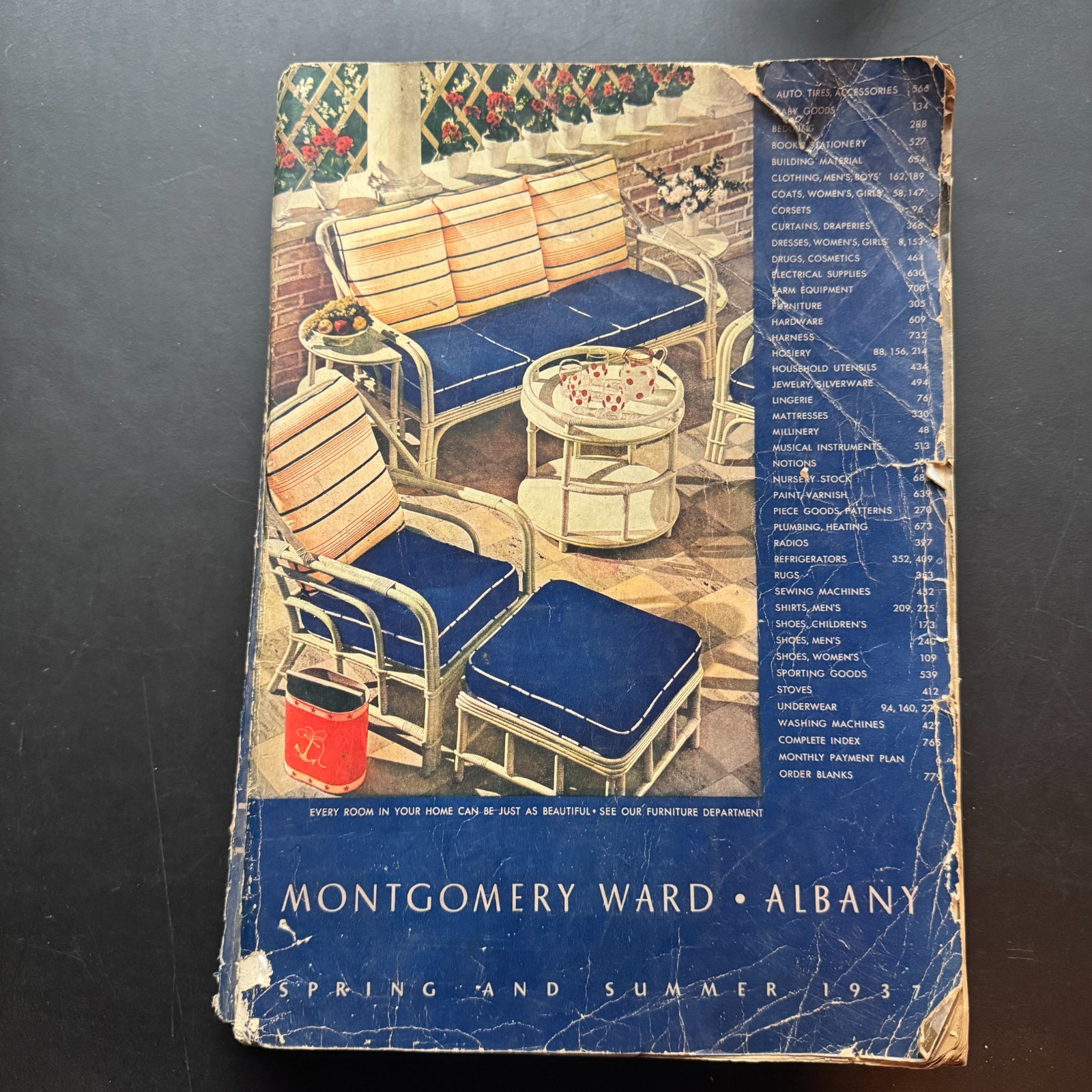 1937 Montgomery Ward Spring/Summer Catalog - Clothing, Instruments, Household