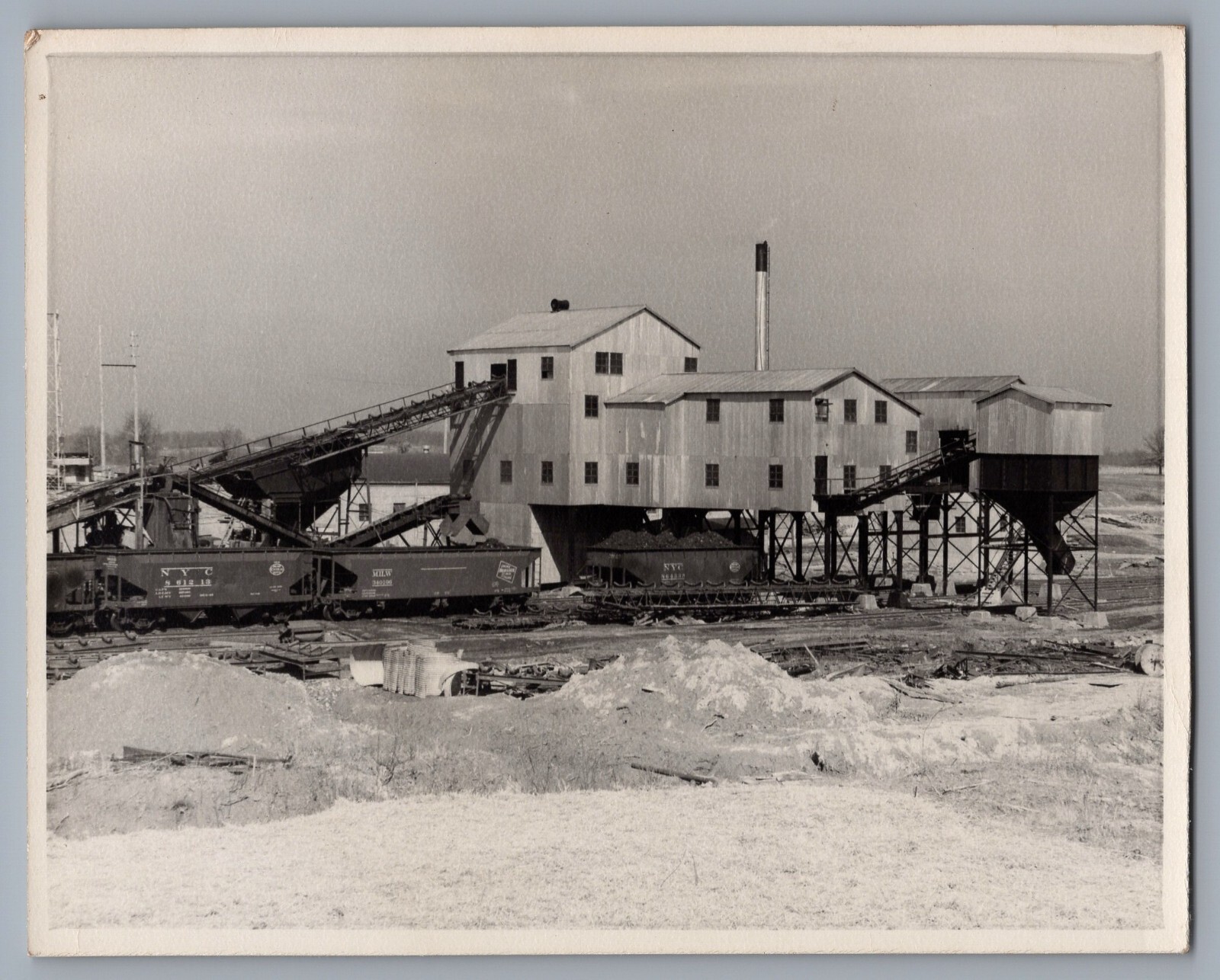 1949 Peabody Coal Company Mine Harrisburg Illinois 4x5 Photo Railroad Hopper 952