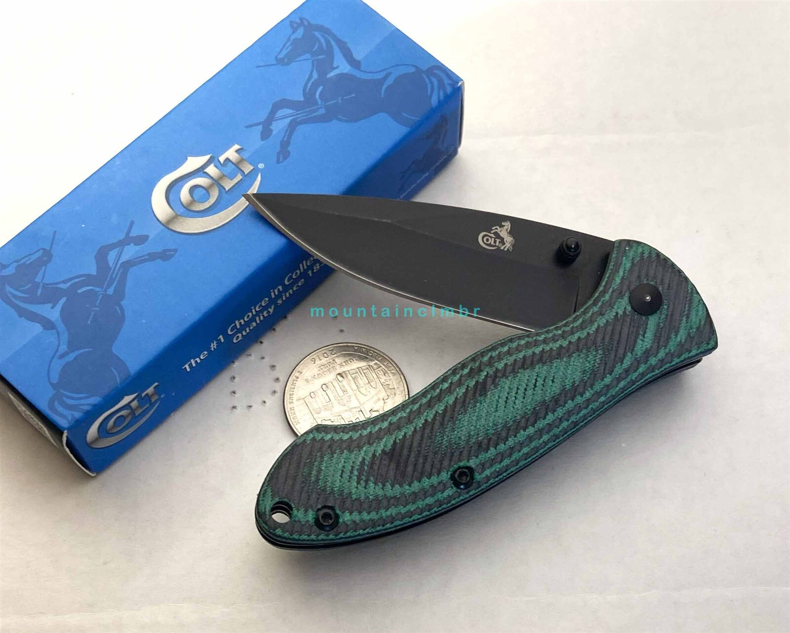 Colt RARE Good To Go Linerlock Small Folder 6/3.5/2.5 Micarta Hdl Knife CT509