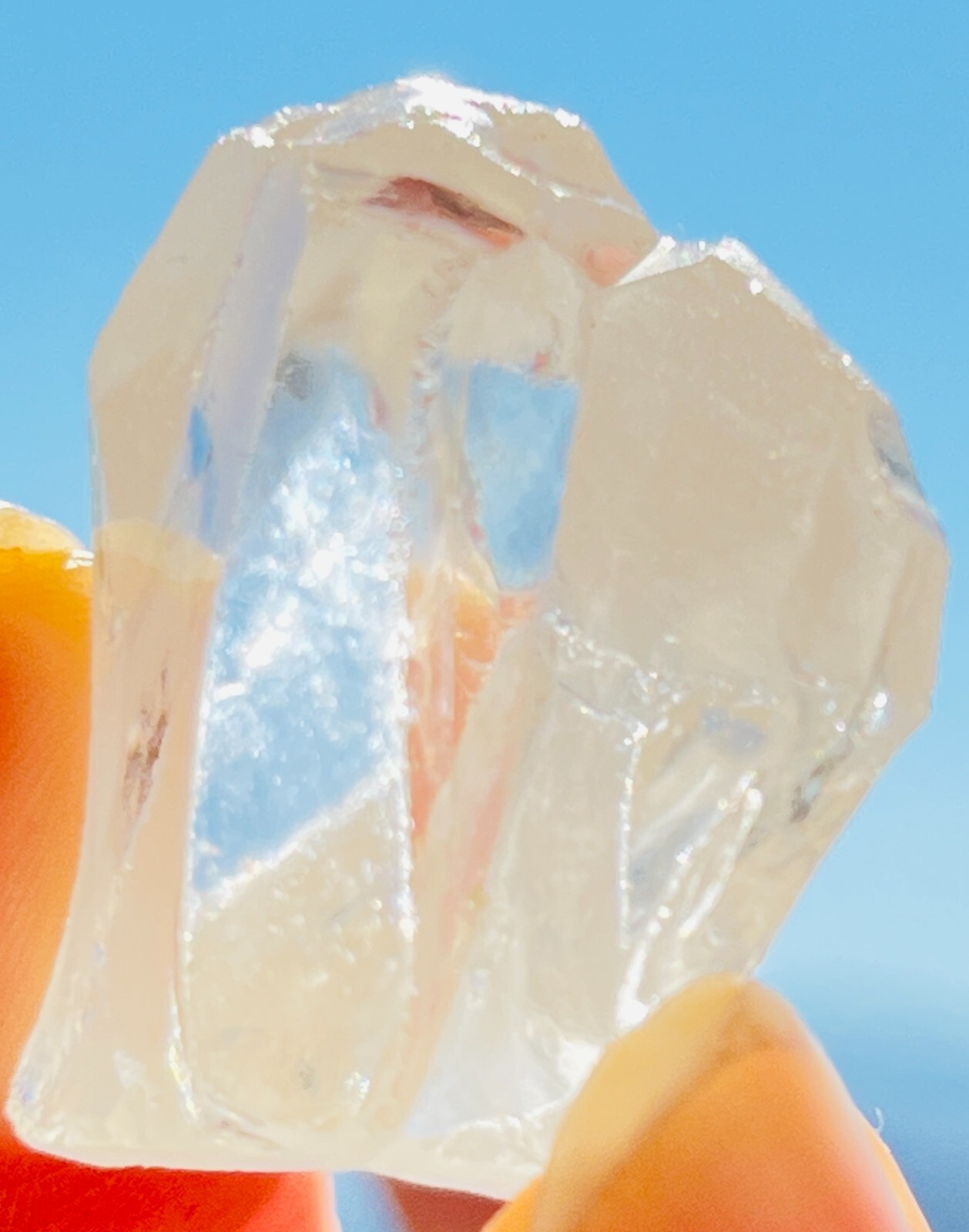 Cubic Zirconia Rough Clear Lab Crystal 120cts