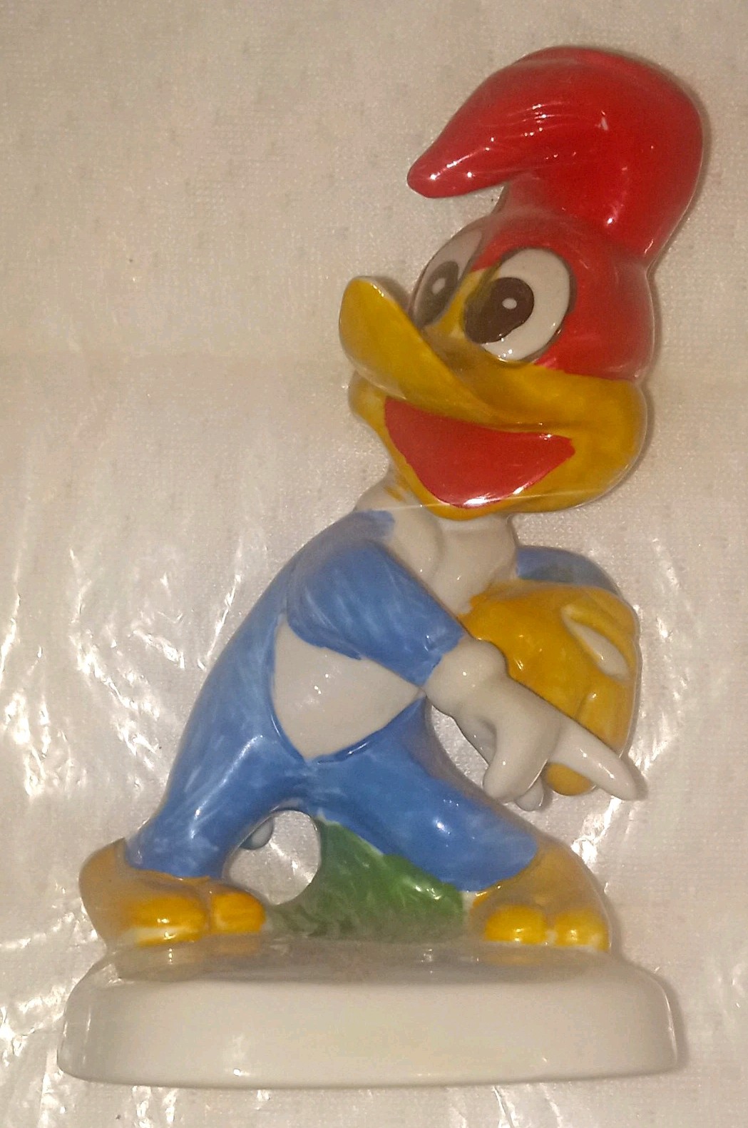 Vintage 1980 Flambro Woody Woodpecker Porcelain Figurine Walter Lantz Mint Cond