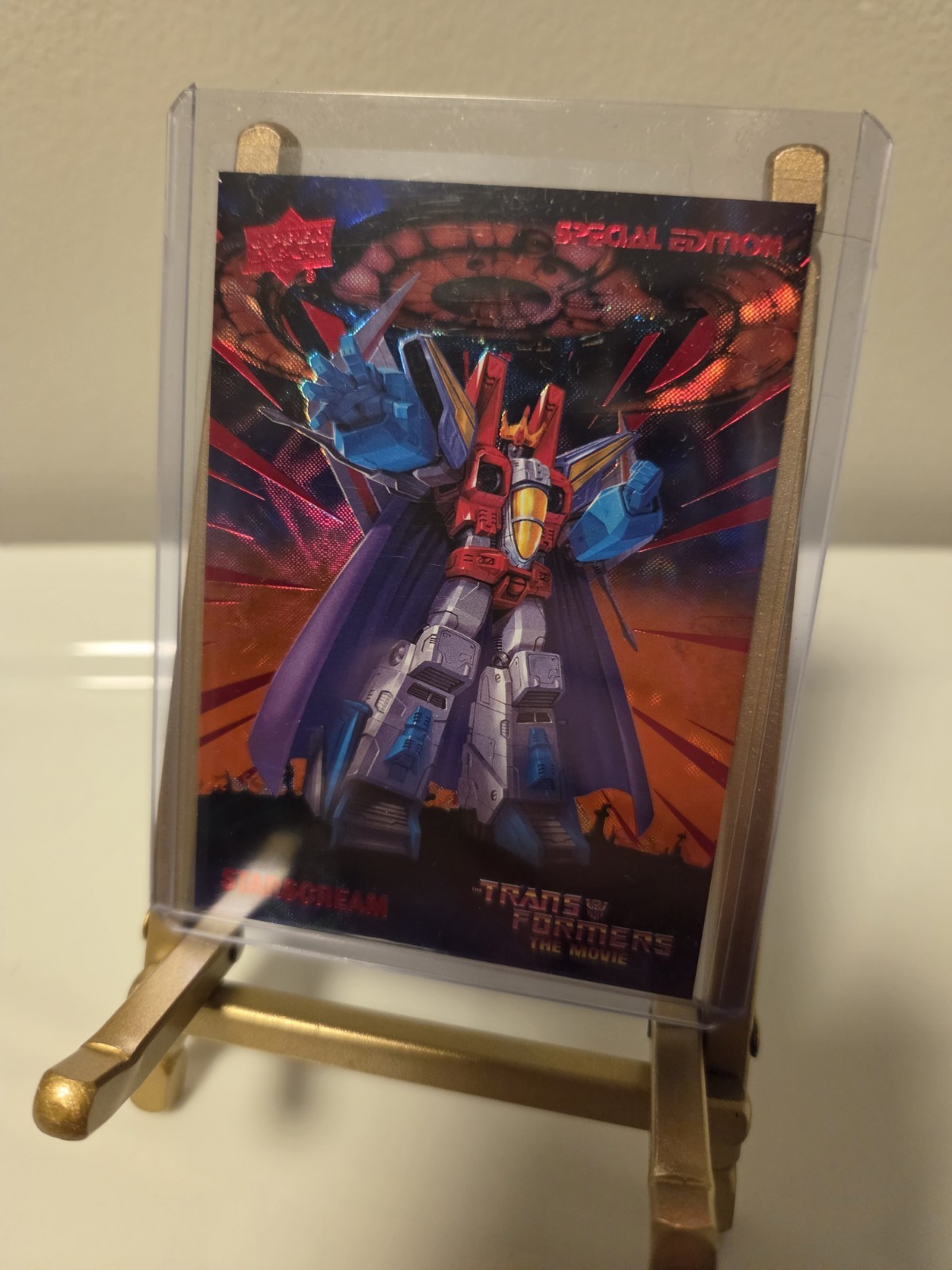 Transformers the Movie 40th Anniversary #9 Red Foil Starscream, 