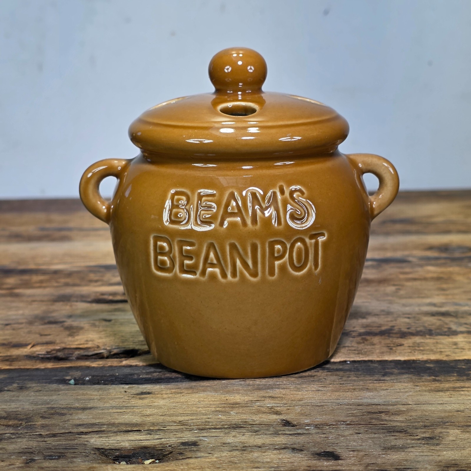 Vintage Jim Beam Beams Bean Pot Desk Pen Holder Regal China 1986 Convention Vintage Jim Beam Beams Bean Pot Desk Pen Holder Regal China 1986 Convention