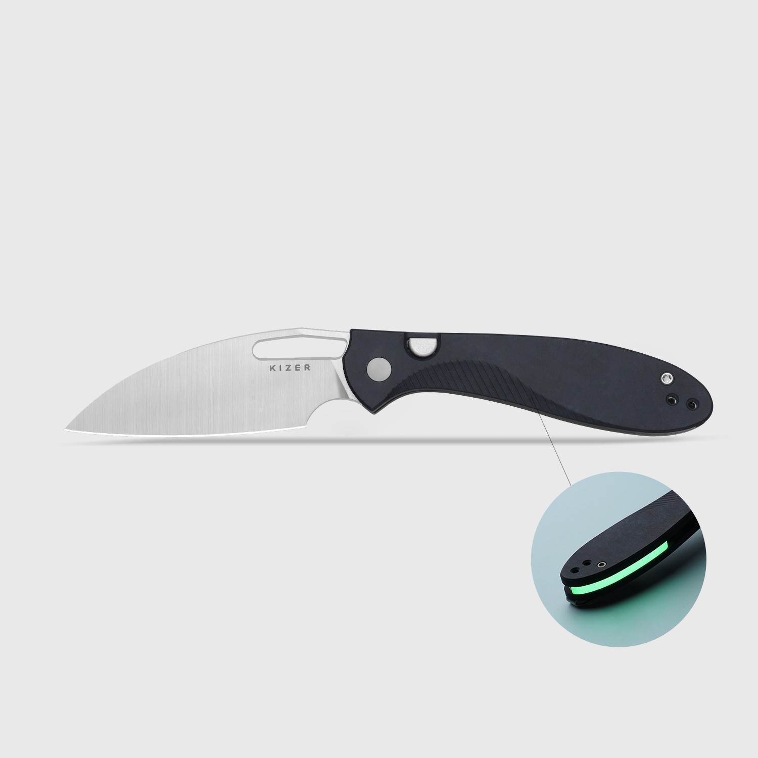 Kizer Masu EDC Folding Pocket Knife 14C28N Blade Richlite Handle V3697A1