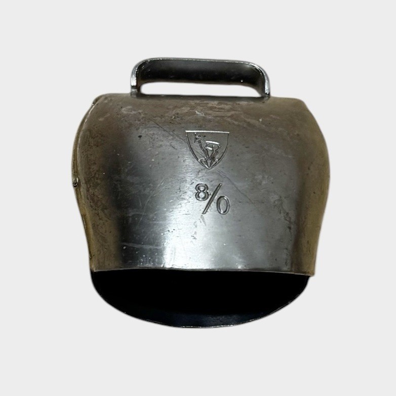 VTG Swiss Cowbell Firmann Bulle 8/0 Rustic Cow Goat Trychel Bell Distressed