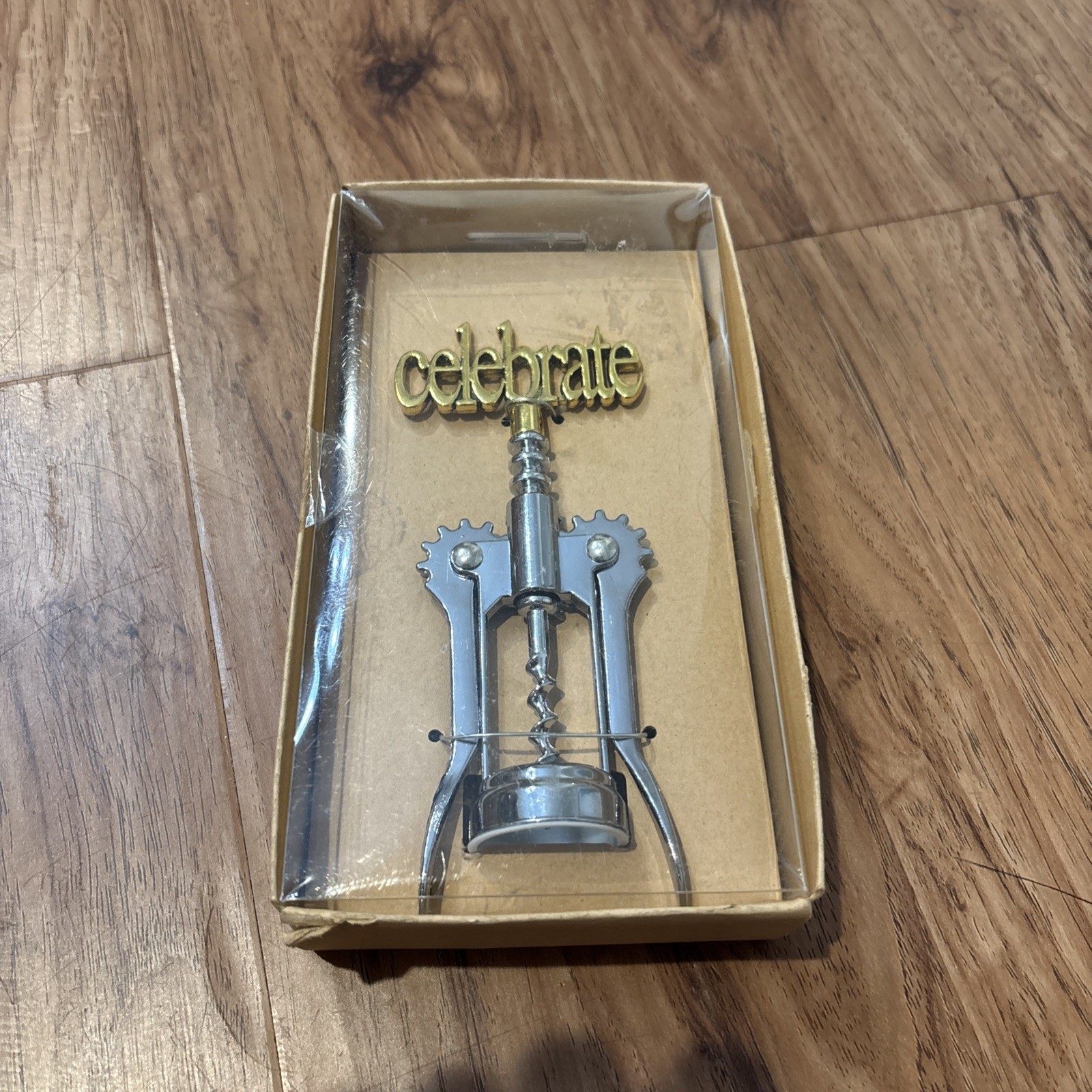 MADE in ITALY WINE BOTTLE CORKSCREW WINGED SWING ARM OPENER New