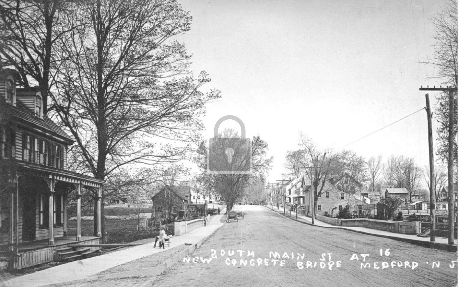 1911 South Main Street View Medford New Jersey NJ - Reprint