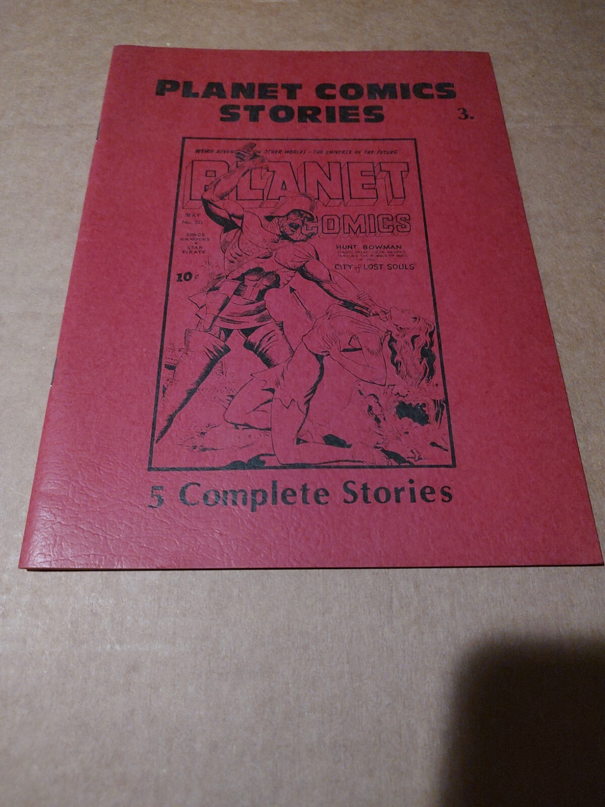 Planet Comics Stories NM+ (9.6) Fanzine by Al Dellinges. 5 G.A. Planet Stories.