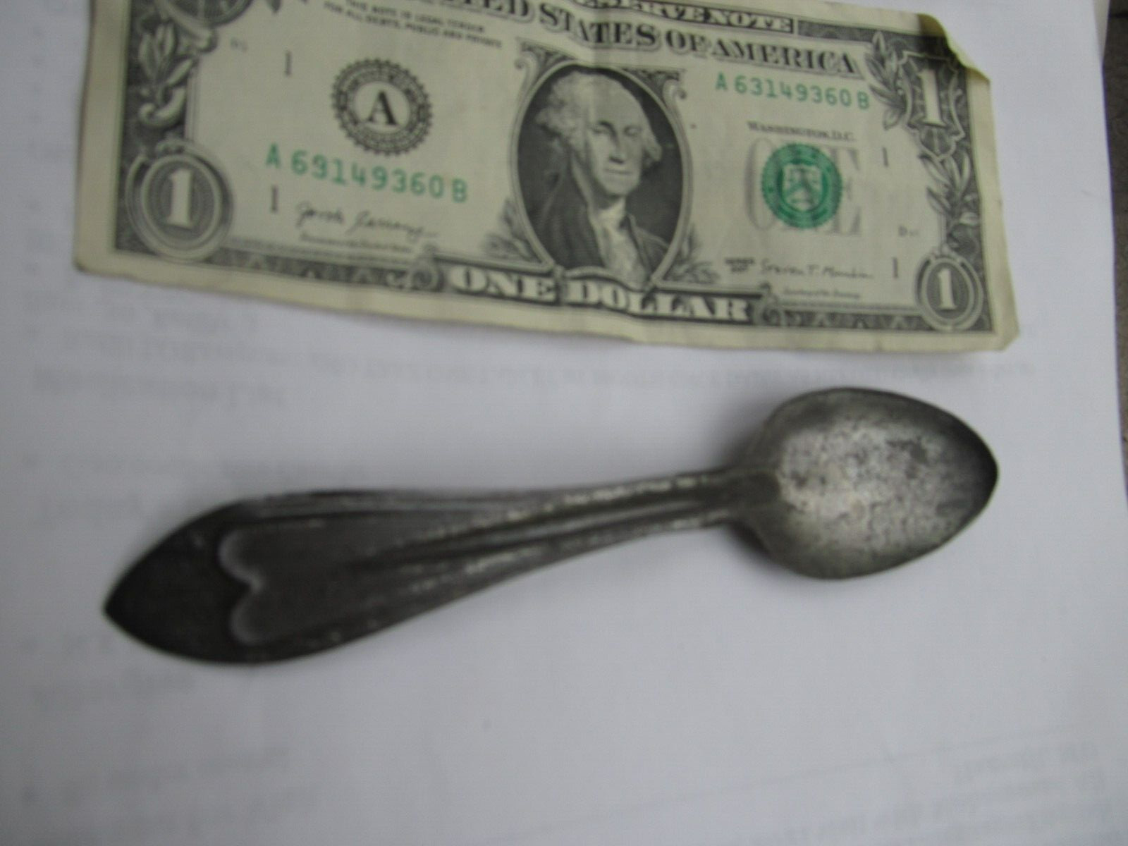 Scarce Antique Metal CREAM TOP Milk Bottle Scooping Spoon, Dairy, Milk