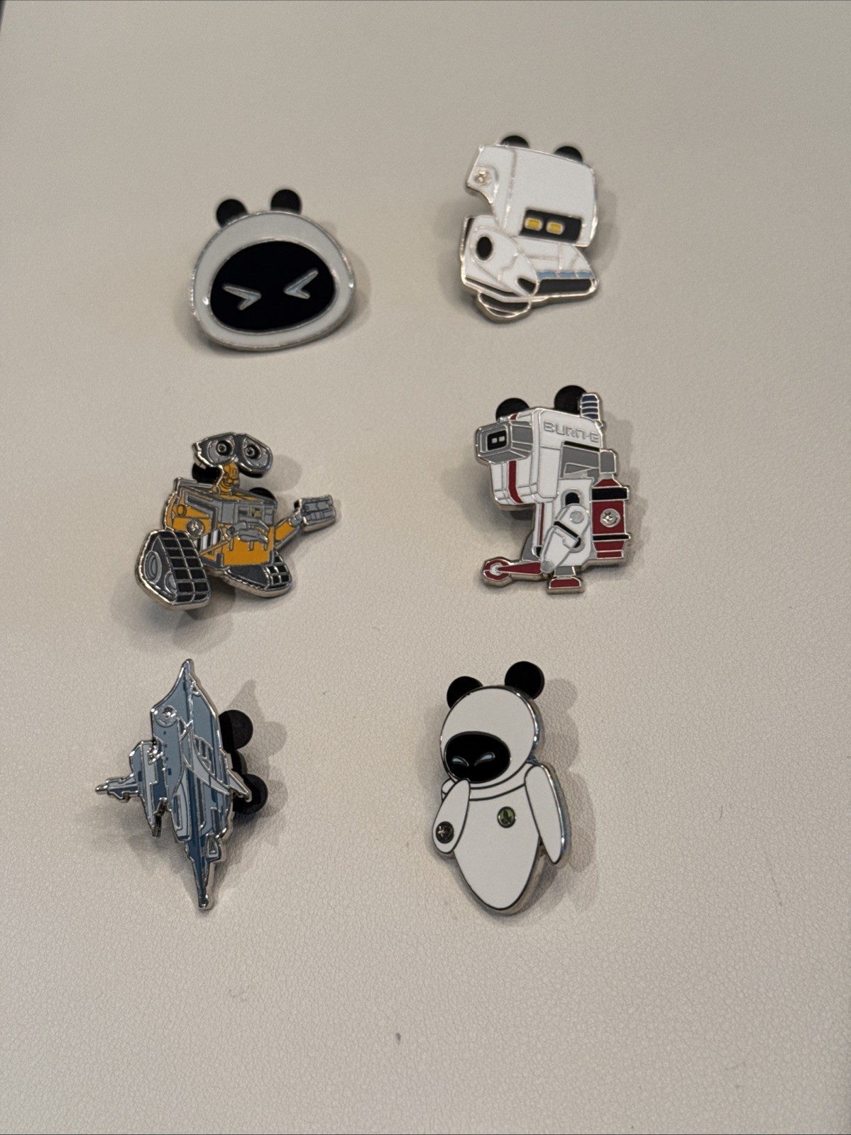 Wall-e disney pin set hidden mickey 2024, plus a Tsum-Tsum Bonus