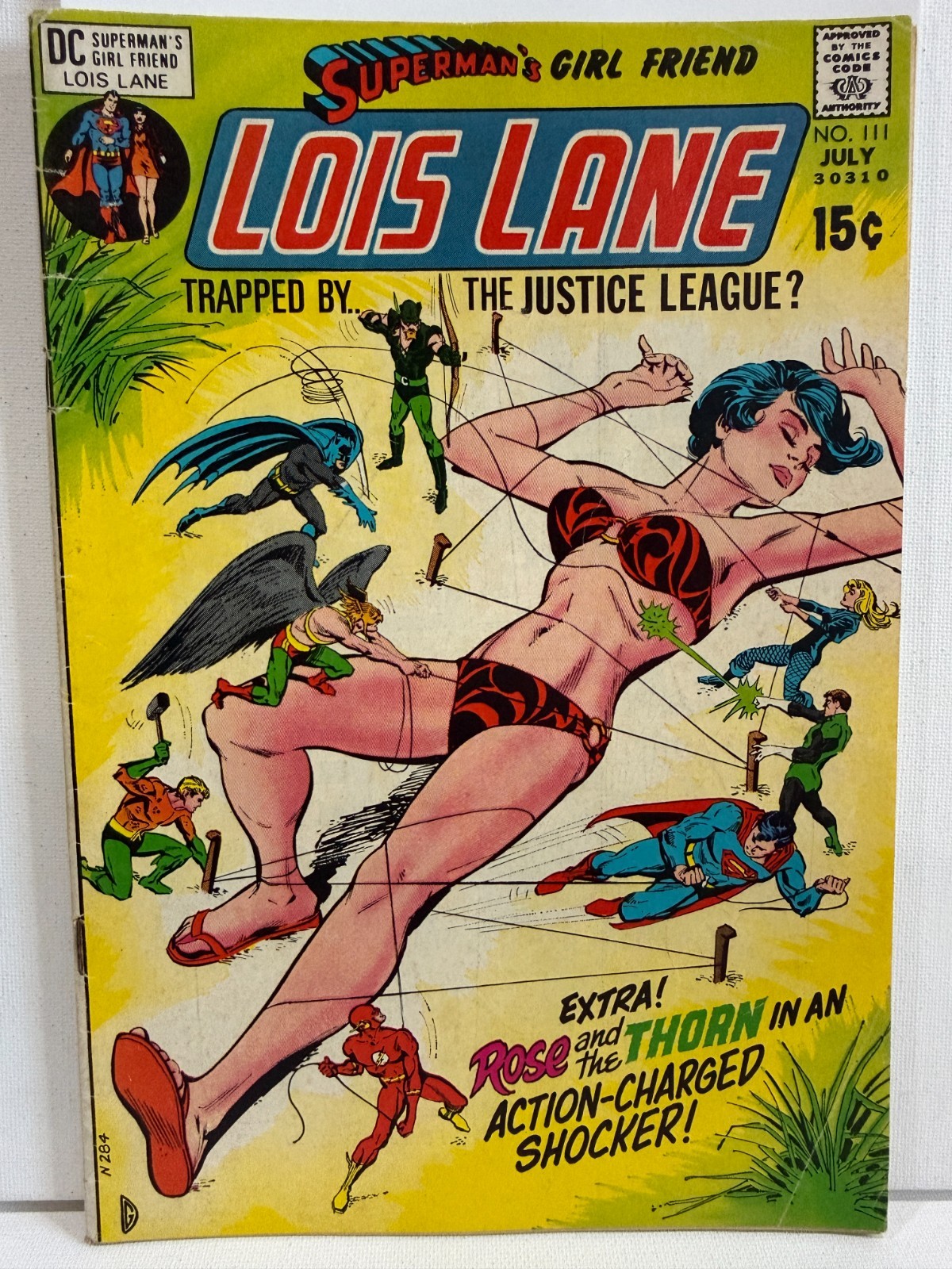 DC Comics Superman's Girlfriend Lois Lane # 111 Bondage Cover NICE FN-