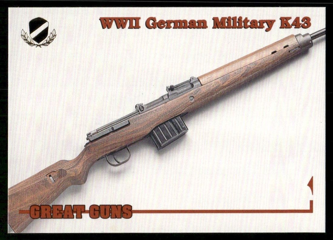 K43 German Rifle 1993 Great Guns Card #85 (NM)