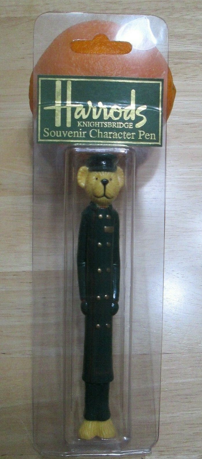 ❤Harrods Knightsbridge Greenman Bear Pen NEW vintage souvenir character
