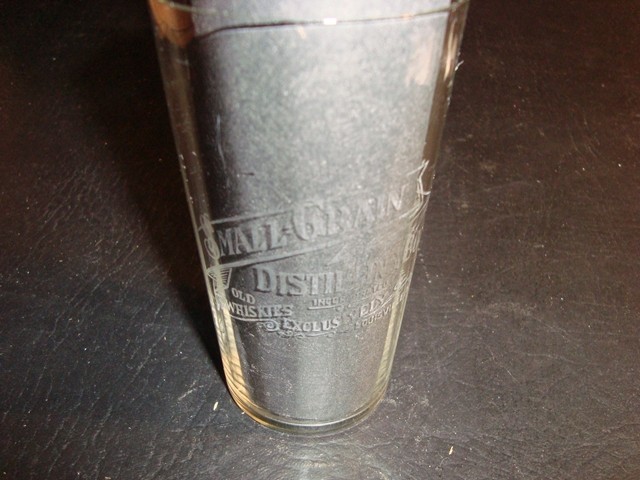 Circa 1900 Small Grain Distilling Etched Glass, Louisville, Kentucky Circa 1900 Small Grain Distilling Etched Glass, Louisville, Kentucky