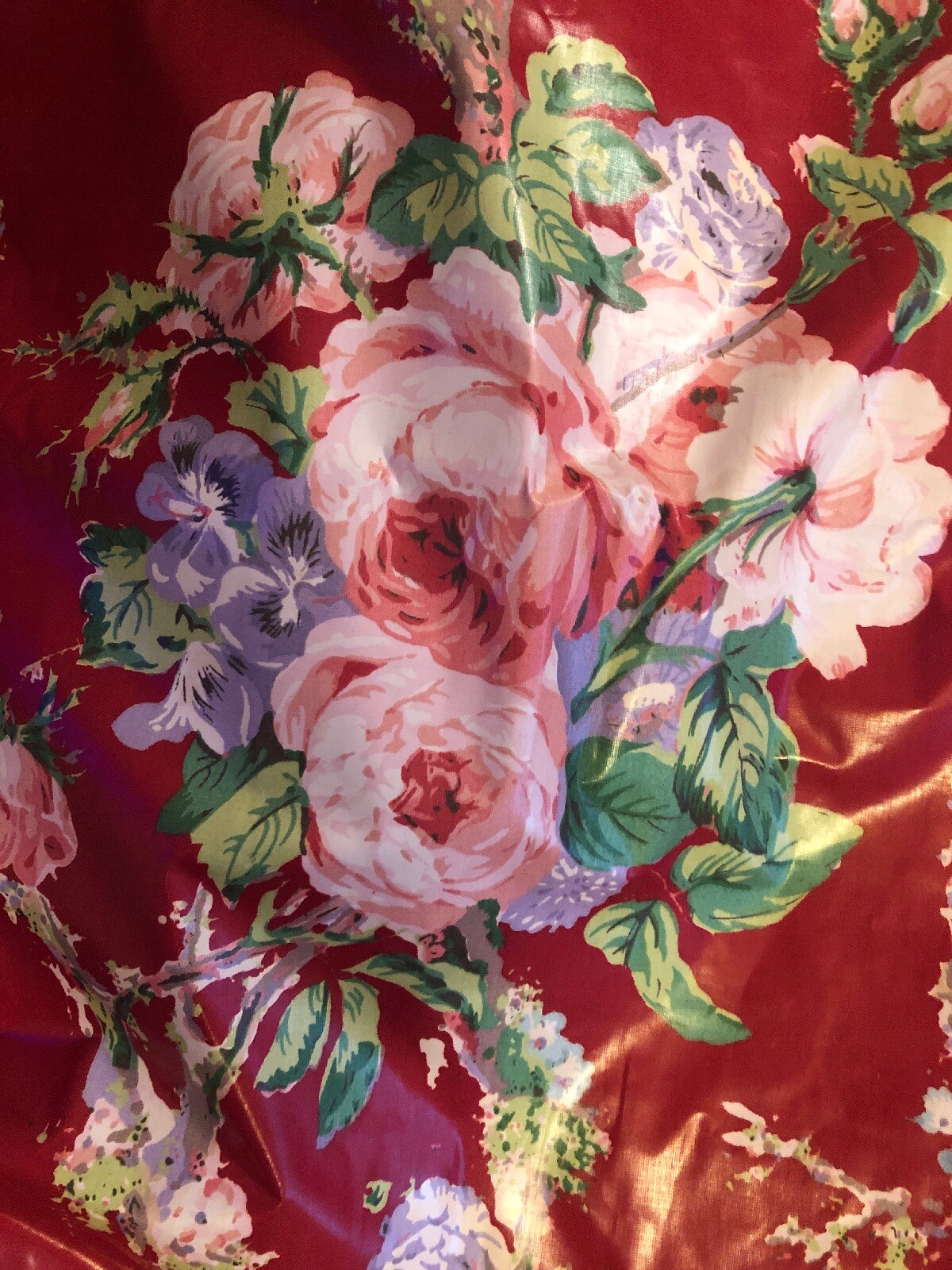 Fabrics Collectable Linen & Textiles Screen Print Stanley King Studio 1980 NWOT