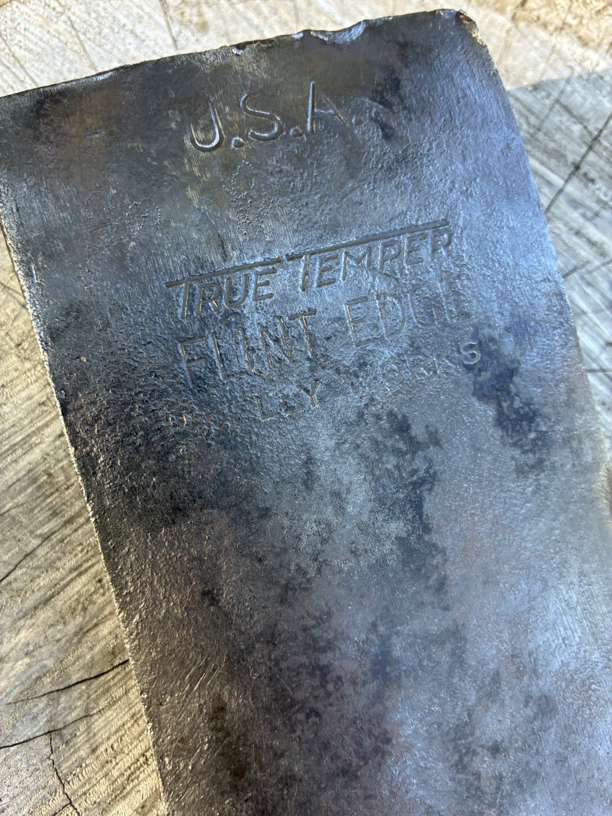 Vintage Kelly Works True Temper Flint Edge USA Axe Head – Unhandled Vintage Kelly Works True Temper Flint Edge USA Axe Head – Unhandled