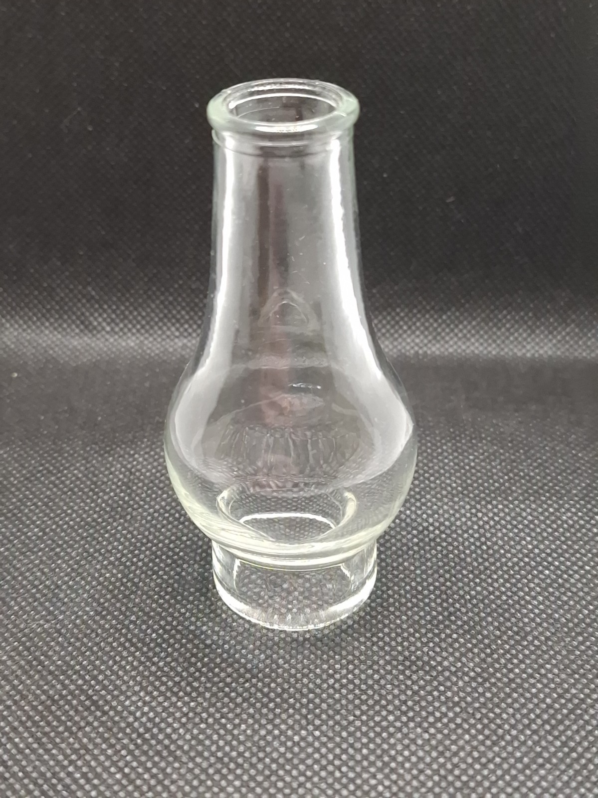 Vintage Clear Glass Miniature Oil Lamp Chimney 3