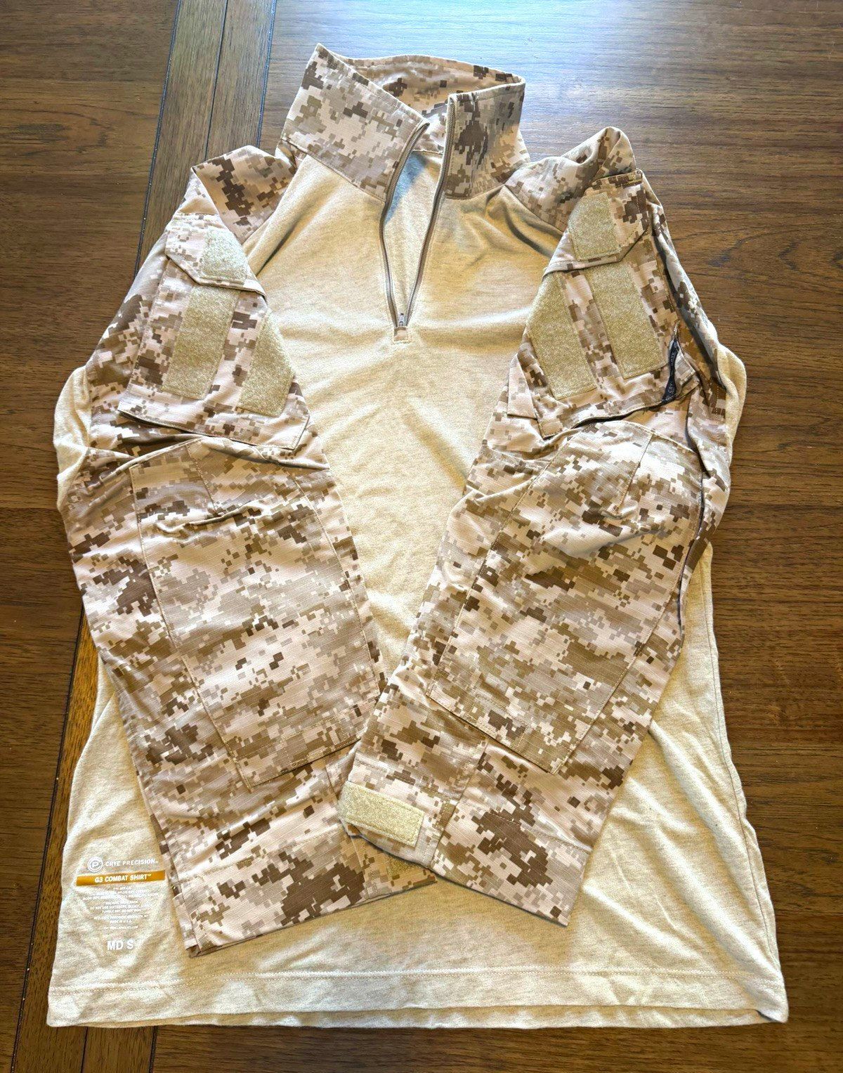 Crye Precision G3 Combat Shirt Medium Short Digital Camo APR-CSE