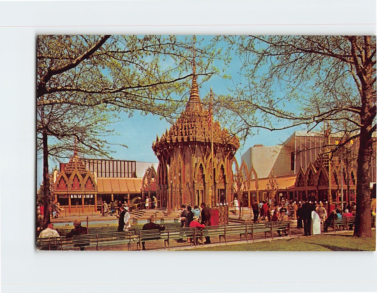 Postcard Thai Mondop NY World\'s Fair 1964-1965 NY USA