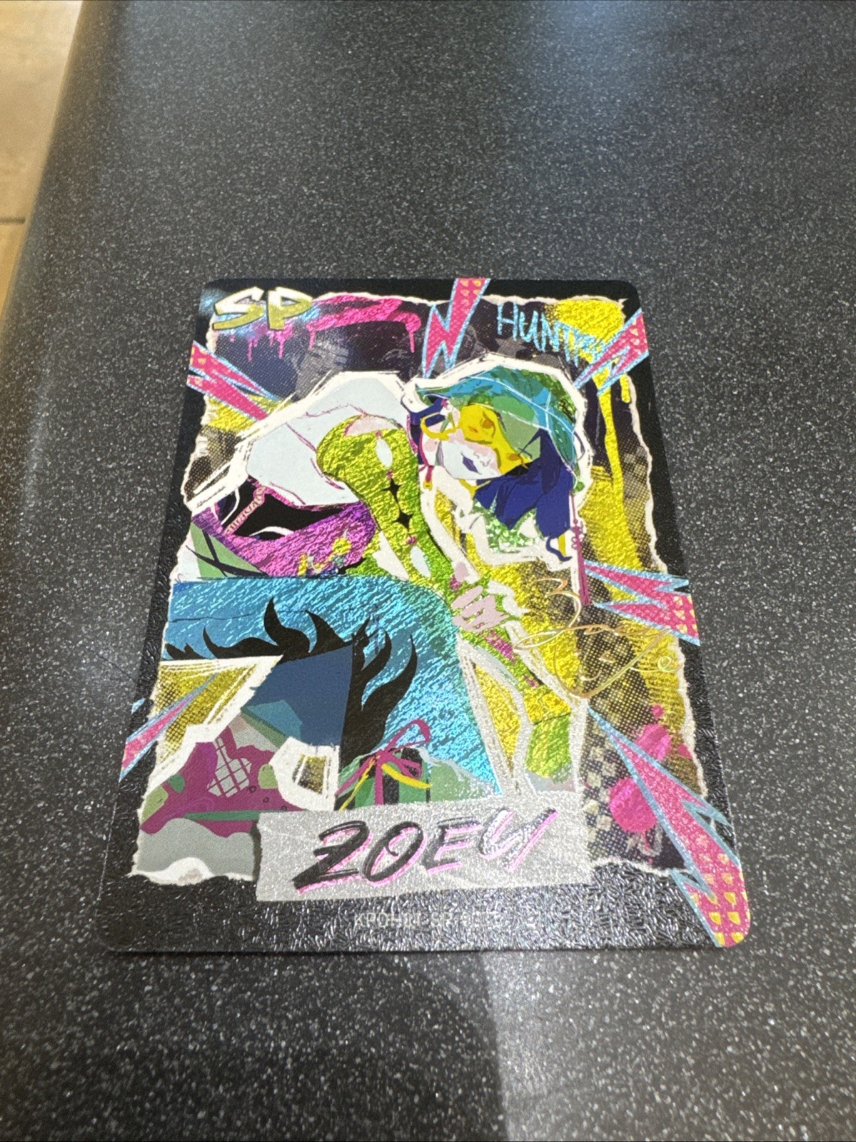 K-POP Demon Hunters Energy Edition Zoey SP #KPDH01-SP-003 Gold Signature Stamped K-POP Demon Hunters Energy Edition Zoey SP #KPDH01-SP-003 Gold Signature Stamped
