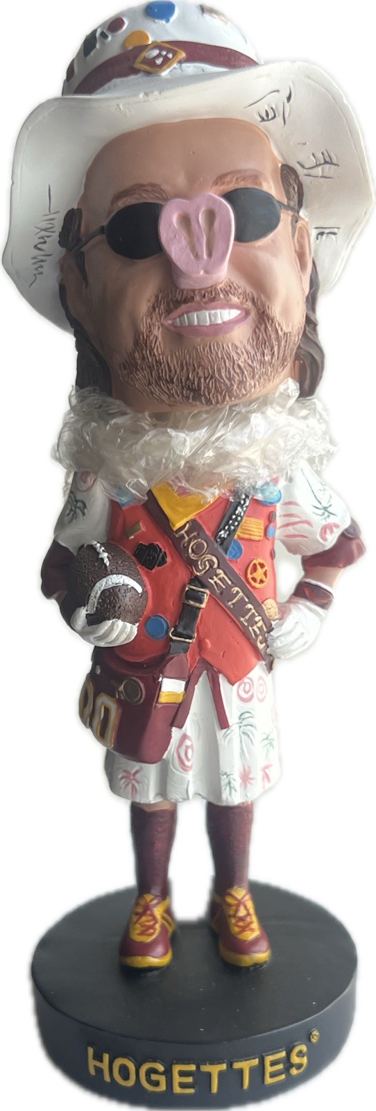 Pork Chop Washington Football Team Hogettes Very Rare Bobblehead NFL w/Cert #93 Pork Chop Washington Football Team Hogettes Very Rare Bobblehead NFL w/Cert #93