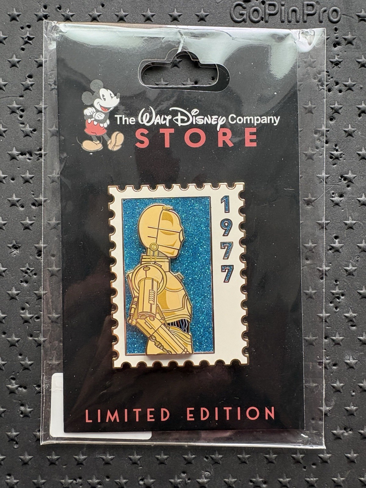 Disney DEC TWDC Store Star Wars Stamp Pin C3PO Droid LE 250