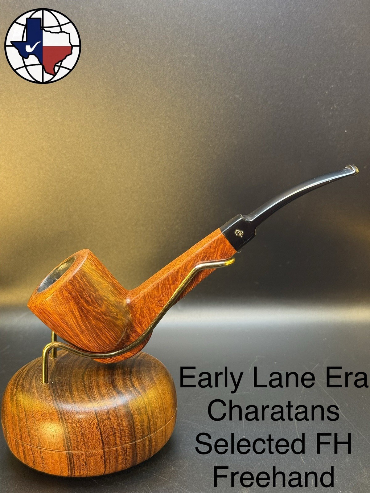 Vintage Early Lane Era Charatans Selected  FH Freehand Tobacco Pipe G2U