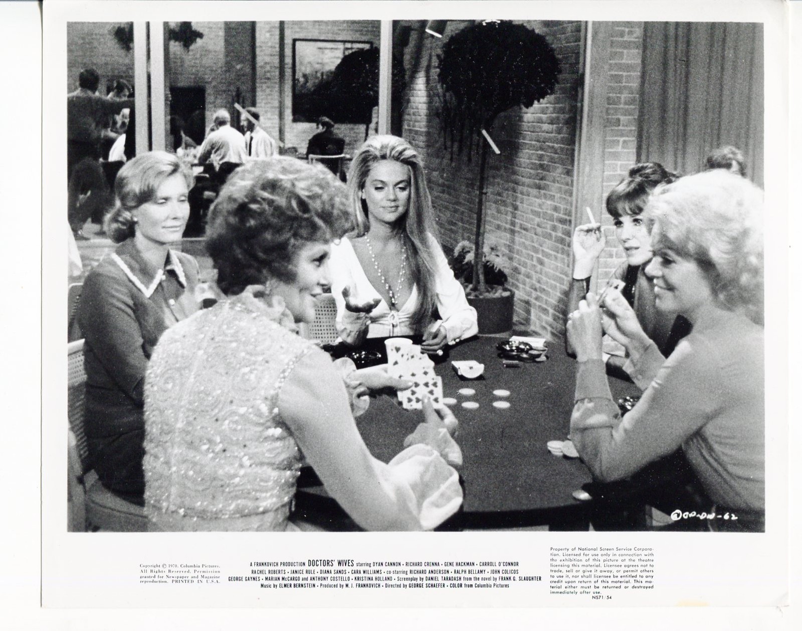 Doctor's Wives-Dyan Cannon-8x10-B&W-Still Doctor's Wives-Dyan Cannon-8x10-B&W-Still